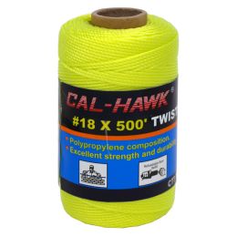 #18 x 500' Twisted Mason Line (Color: Lime Green)